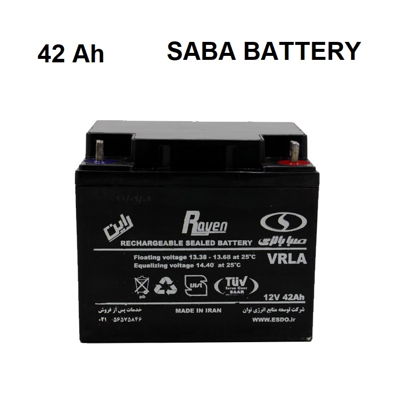 باتری یوپی اس صباباتری12v-42AH